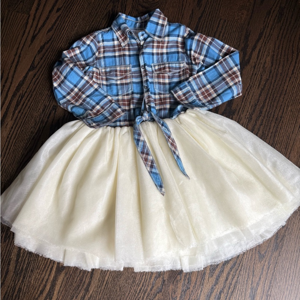 Ooh Lala Couture Children's plaid tutu dress Size 8